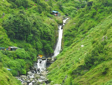 bhagsu temple & waterfall